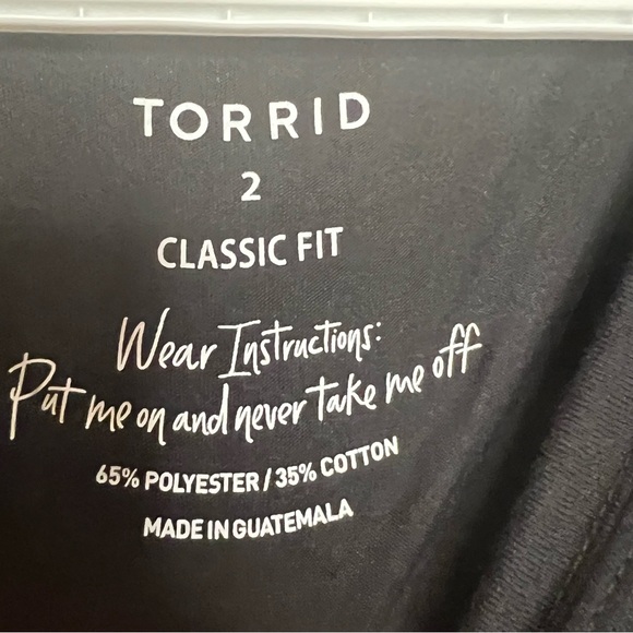 Torrid Everyday Tee - Signature Jersey Kindness Black sun moon graphic size 2XL - Picture 6 of 12